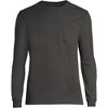 Lands' End Men's Super-T Long Sleeve T-Shirt with Pocket - 2 of 2