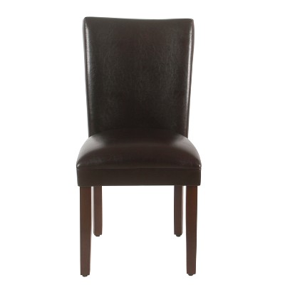 target leather dining chair