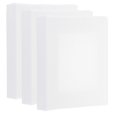 6 Pack Unfinished Wood Canvas Boards for Painting, Blank Deep Cradle 6x12  Panels for Art, Wall Decor (0.85 in Thick)