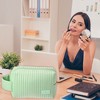 Unique Bargains Faux Leather Small Makeup Bag - 2 of 4