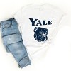 Yale Bulldog Distressed - Women's Short Sleeve Graphic T-Shirt - 3 of 4