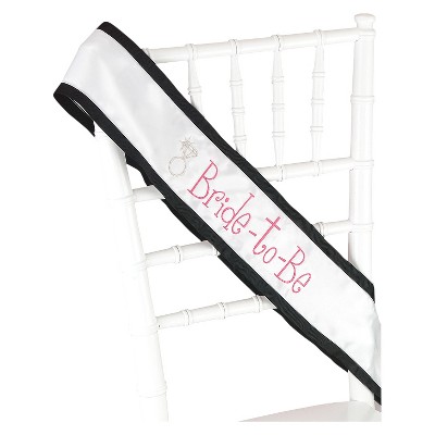 'Bride To Be' Party Sash Pink: Hortense B. Hewitt, Bachelorette Accessories, Bride Decorations, Photo Props