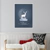 Amanti Art Snow globe Deer by Goed Blauw Canvas Wall Art Print Framed - 4 of 4