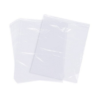 Juvale 120-Count Large 2 Gallon Reclosable Bags, Clear Plastic Resealable Poly Storage Ziplock Bags with Lock Seal Zipper 17"x13"