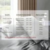 Set of 5 Satin Duvet Cover Set, King Size, Grey Luxury Silky Bedding with Zipper, 1 Duvet+ 4 Pillow Cases - 2 of 4