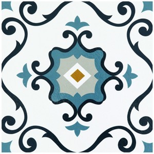 GoodGram Peel N' Stick DIY Retro 12x12 Self Adhesive Vinyl Floor Tile - 20 Tiles (20 Total SF in a Box) - Slate - 20 Tiles/20 sq. ft. - 1 of 4