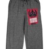 Tekken Mishima Zaibatsu Logo Men's Graphite Heather Sleep Pajama Pants - 2 of 4
