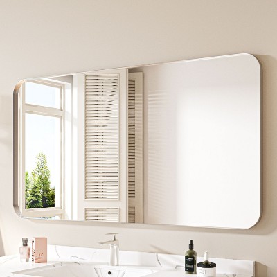 Aluminum Framed Bathroom Mirror