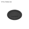 Unique Bargains Rubber Silicone Black Coasters - 3 of 4
