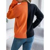 Halloween Women's Star Pattern Crew Neck Drop Shoulder Casual Sweater Pullover Knitwear - 2 of 4