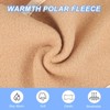 Unique Bargains Polar Fleece Stretchy Winter Running Sweatband with Button Ear Warmer Headband - 3 of 4