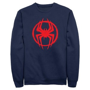 Mens Marvel: Spider-Man: Across the Spider-Verse Graffiti Red Logo Sweatshirt - 1 of 4