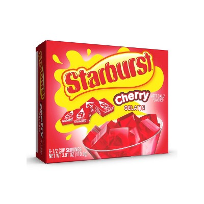 Starburst Gelatin, Cherry, 3.94 OZ, 6 CT