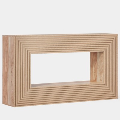 Tribesigns Wood 59-Inch Long Console Table for Living Room