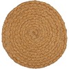 Wyatt Stenciled Bear Jute Coaster Set of 6 - 2 of 3