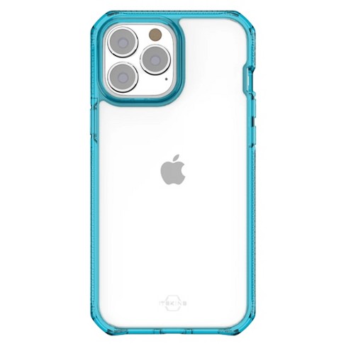 ITSKINS Supreme Clear Case for iPhone 13 Pro Max - Light Blue and  Transparent