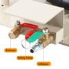 Portable Pneumatic Jack 3T/6600lbs Triple Bag Air Jack Fast Lifting Pneumatic Car Repair with Short Hand, Lifting Height Up to 15.75 Inch（Beige） - 4 of 4