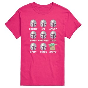 Men's - Star Wars - The Mandalorian Mandalorian Moods Short Sleeve Graphic T-Shirt - 1 of 4