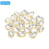 Unique Bargains Glass Craft Embellishments Flat Back Four Claws Teardrop Gems 20 Pcs - 3 of 4