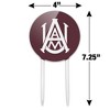 Alabama A&M University Primary Logo Acrylic Cake Topper Party Decoration for Wedding Anniversary Birthday Graduation - 2 of 4