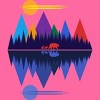 Women's Design By Humans Bears in The Mountains #4 By rockettgraphics Racerback Tank Top - 2 of 3
