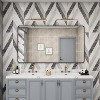 KIOTEE Rectangular Aluminum Alloy Framed and Tempered Glass Wall Bathroom Vanity Mirror in Matte Black - 2 of 4