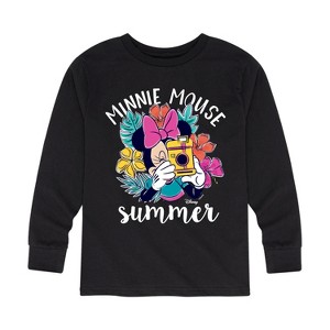 Boys' - Disney - Minnie Mouse Summer Long Sleeve Graphic T-Shirt - 1 of 4
