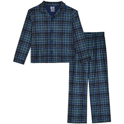 Sleep On It Boys Pajama 2-Piece Jersey Coat Set
