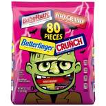Butterfinger, Baby Ruth, 100 Grand, & Crunch Assorted Halloween Candy Bag - 32.1oz/80ct