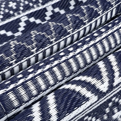 Outdoor Plastic Straw Rug Outdoor Reversible Plastic Camping Mats Easy Cleaning Non Shedding Patio Rug