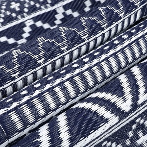 Outdoor Plastic Straw Rug Outdoor Reversible Plastic Camping Mats Easy Cleaning Non Shedding Patio Rug - 1 of 4