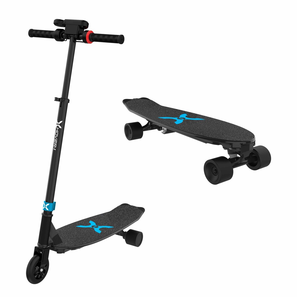 Hover-1 - Switch Electric Skateboard/Scooter w/6 mi Max Operating Range & 9 mph Max Speed - Black