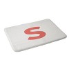 Deny Designs April Lane Art Block Monogram Memory Foam Bath Mat - 2 of 4