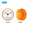 Unique Bargains Waterproof Decorative Silent Quartz Suction Cup Mini Cute Shower Clocks 2 Pcs - 3 of 4