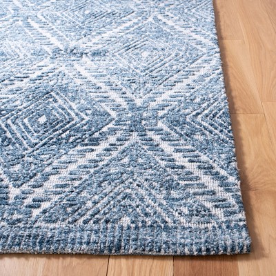 Roslyn ROS701 Hand Loomed Area Rug - Blue - 5'x8' - Safavieh.