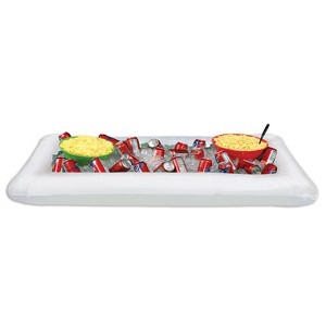 Beistle Inflatable White Buffet Cooler, 28"W x 4' 5.75"L, (1/Pkg) Multicolored - 1 of 2