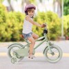 Infans 12" Kids Bike w/Adjustable Saddle Handlebar Removable Training Wheels Handbrake - 3 of 4