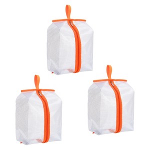 Unique Bargains Waterproof Portable Lightweight Shoe Bags for Travel 3 Pcs - 1 of 4