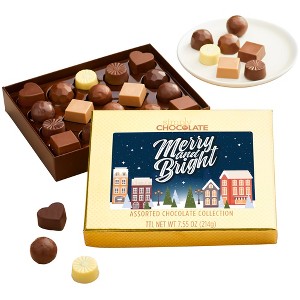 Simply Chocolate® Merry & Bright 18pc Choc Box - 1 of 1