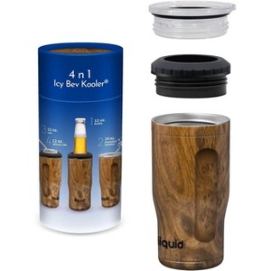 Grand Fusion 4 in 1 Icy Bev Kooler 12oz Stainless Steel Insulator - 1 of 4
