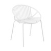 7-Piece Outdoor Dining Set with Acacia Wood Tabletop and 6 Stackable Chair - 4 of 4