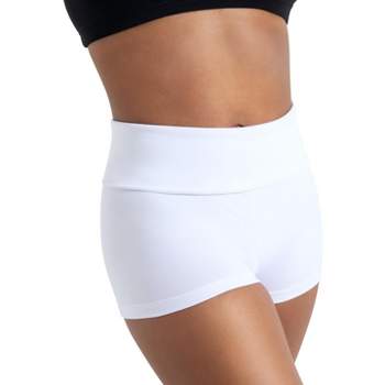 Capezio Women's Team Basics Fold-Over Boyshort