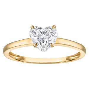 Naturalux 14K Gold 1 CT Lab Grown Diamond Solitaire Ring - 1 of 4