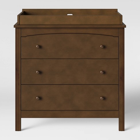 baby relax collins 3-drawer dresser and topper