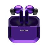 Raycon Gaming In-Ear True Wireless Bluetooth Earbuds with Microphone and Charging Case (Digital Purple)