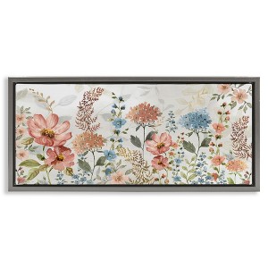 Stupell Industries Pastel Spring Florals, 25" x 11" - 1 of 4