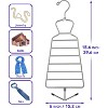 USTECH Multi-Purpose Space-Saving Hanger with Bottom Spinner Hook | Pack of 2 - 3 of 4
