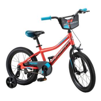 Schwinn Piston 16" Kids' Bike - Black/Blue/Red