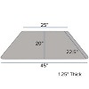 Emma and Oliver Mobile 22.5x45 Trapezoid Grey HP Laminate Adjustable Activity Table - 2 of 4