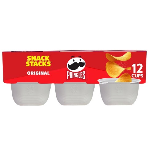 Pringles Potato Crisps Chips, Lunch Snacks, On-The-Go Snacks, Original,  5.2oz Can (1 Can)